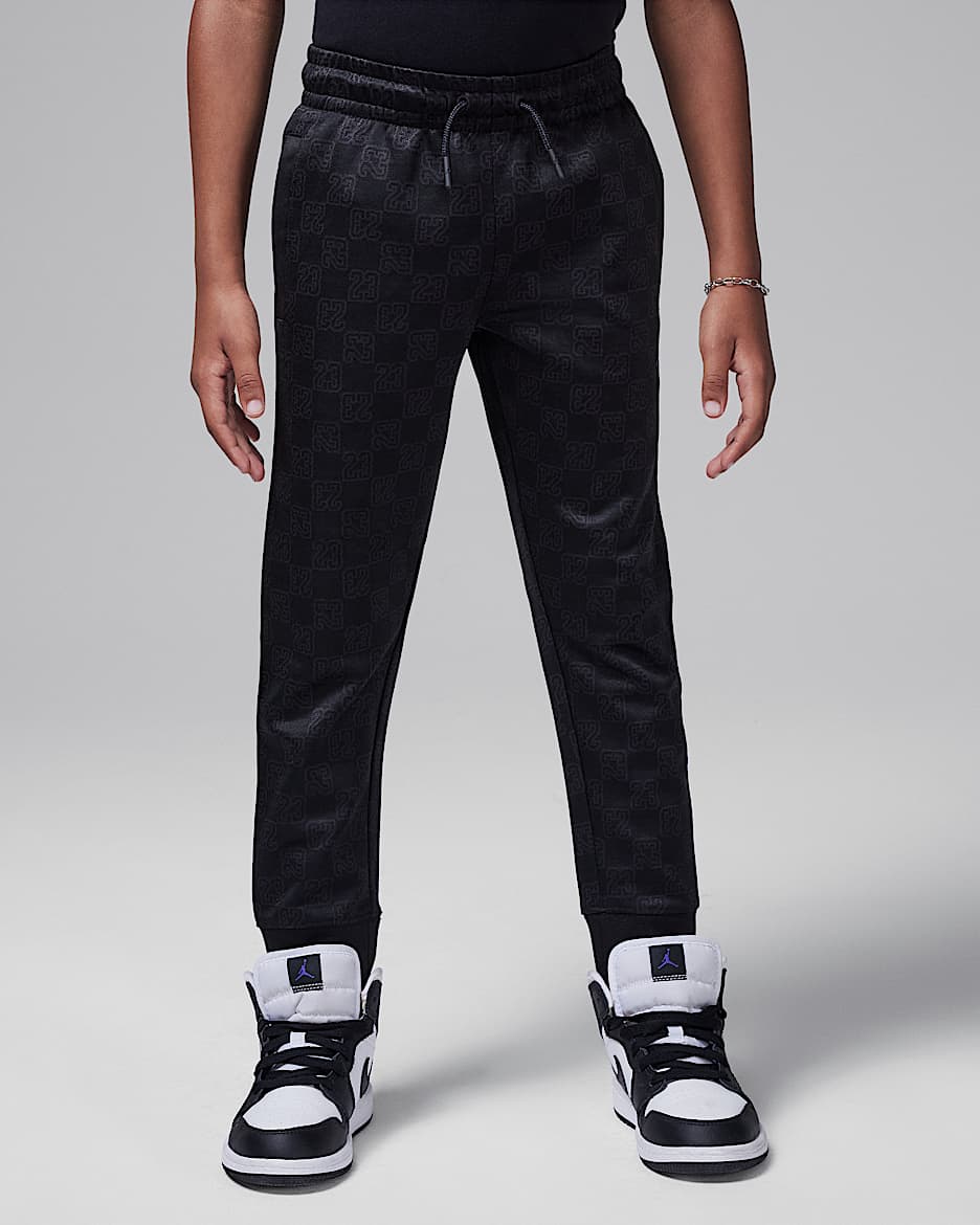 Pants de entrenamiento con monograma para preescolar Jordan. Nike MX